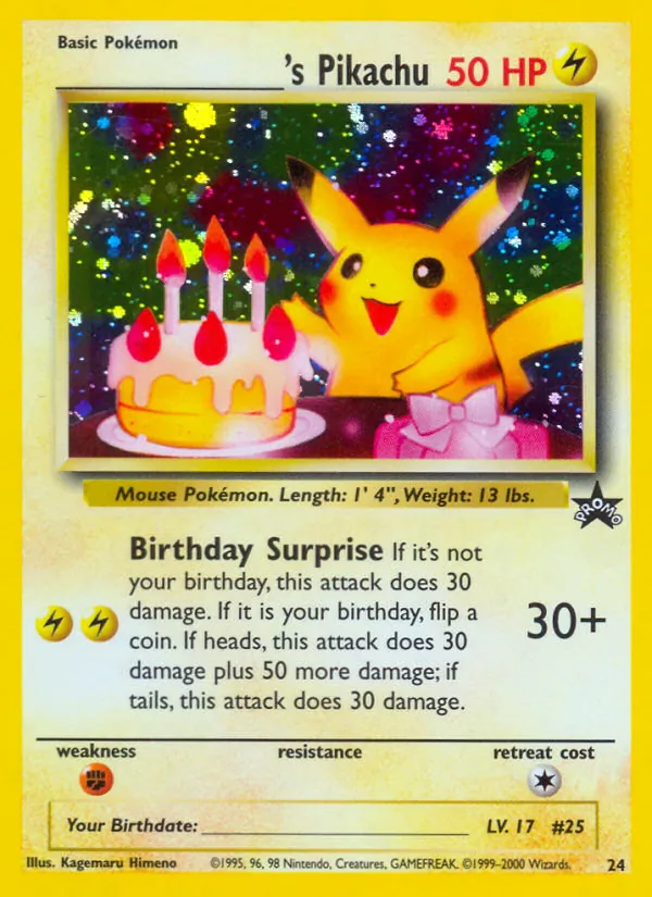 ___________'s Pikachu, Wizards of the Coast Promos 024/053