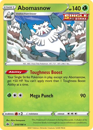 Abomasnow, Holiday Calendar 2022 010/198