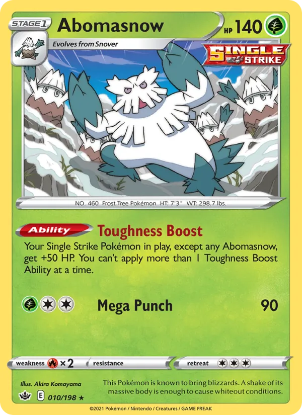 Abomasnow, Chilling Reign 010/198