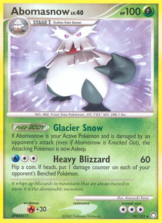 Abomasnow, Countdown Calendar 019/123