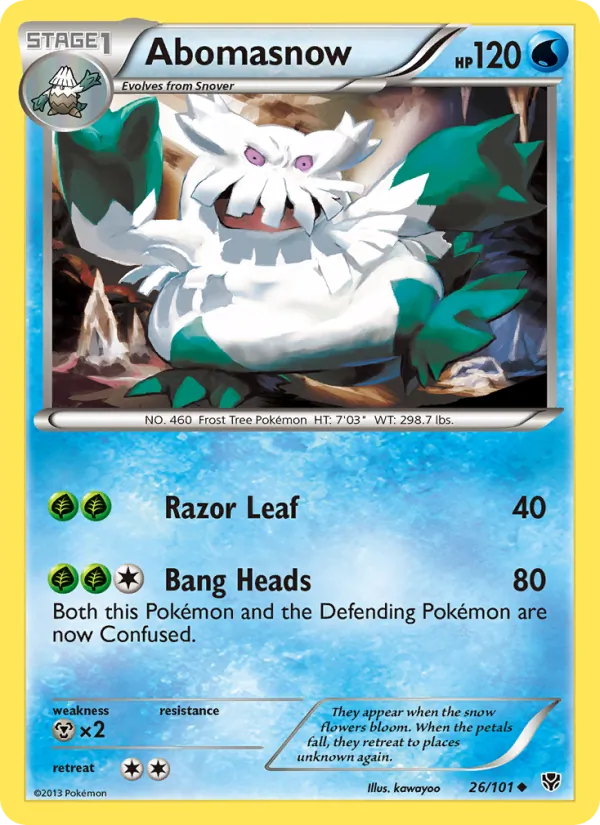 Abomasnow, Plasma Blast 026/101