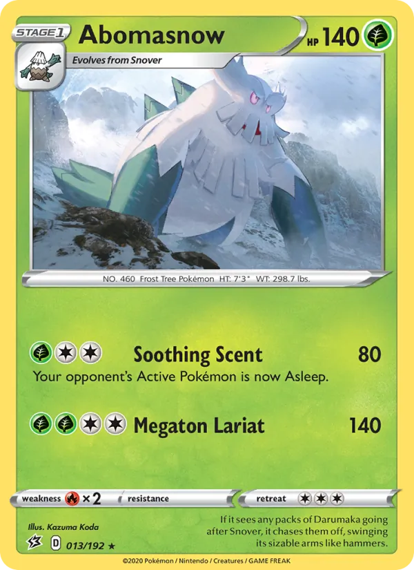 Abomasnow, Rebel Clash 013/192