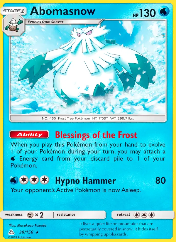 Abomasnow, Ultra Prism 038/156