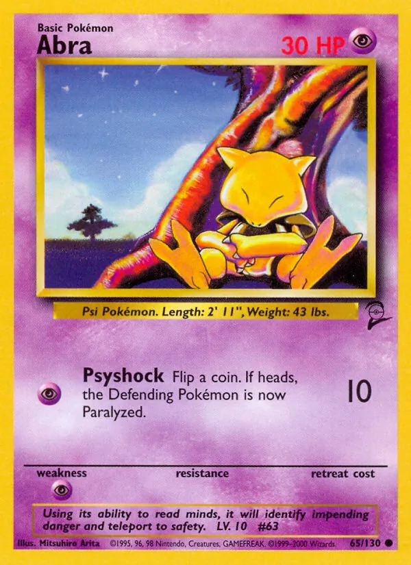 Abra, Base Set 2 065/130