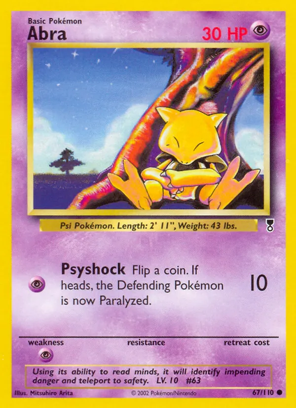 Abra, Legendary Collection 067/110