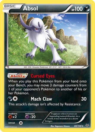 Absol, WC Deck 2016 (Magical Symphony) 040/108
