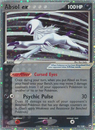 Absol EX, WC Deck 2007 (Flyvees) 092/108