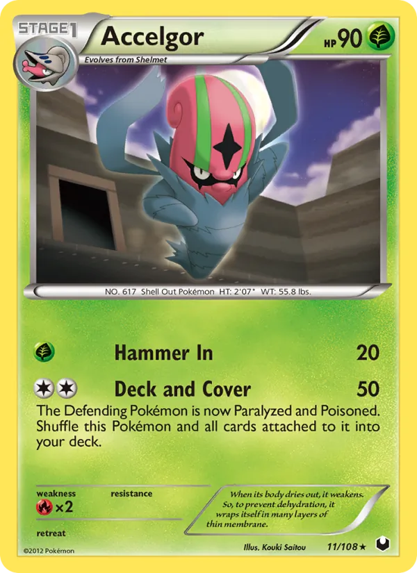 Accelgor, Dark Explorers 011/108