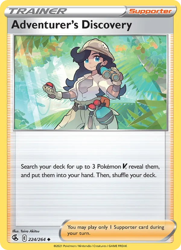Adventurer's Discovery, Fusion Strike 224/264