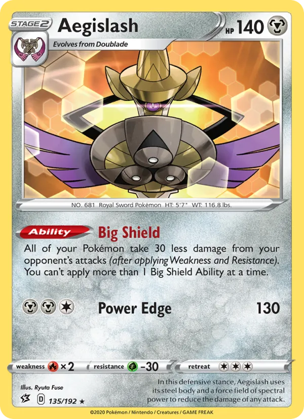 Aegislash, Rebel Clash 135/192