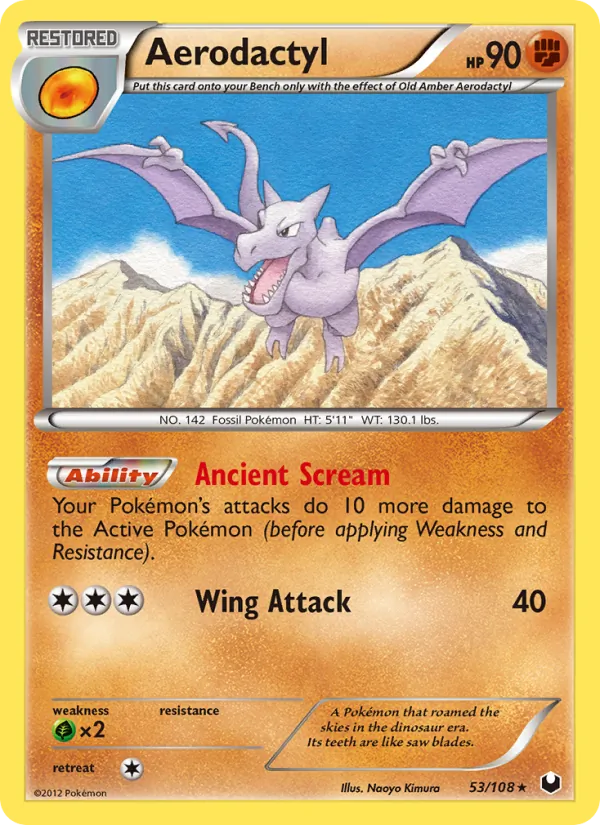 Aerodactyl, Dark Explorers 053/108