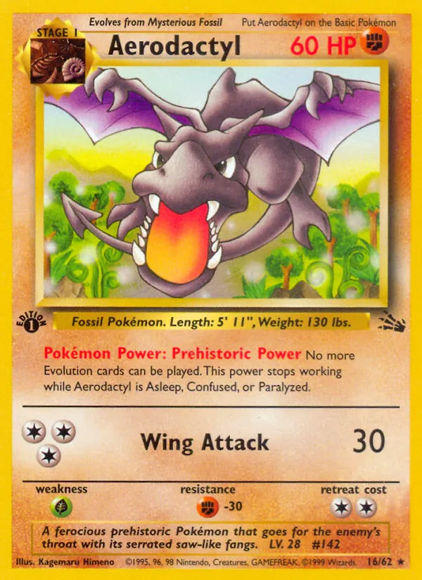 Aerodactyl, Fossil 016/062