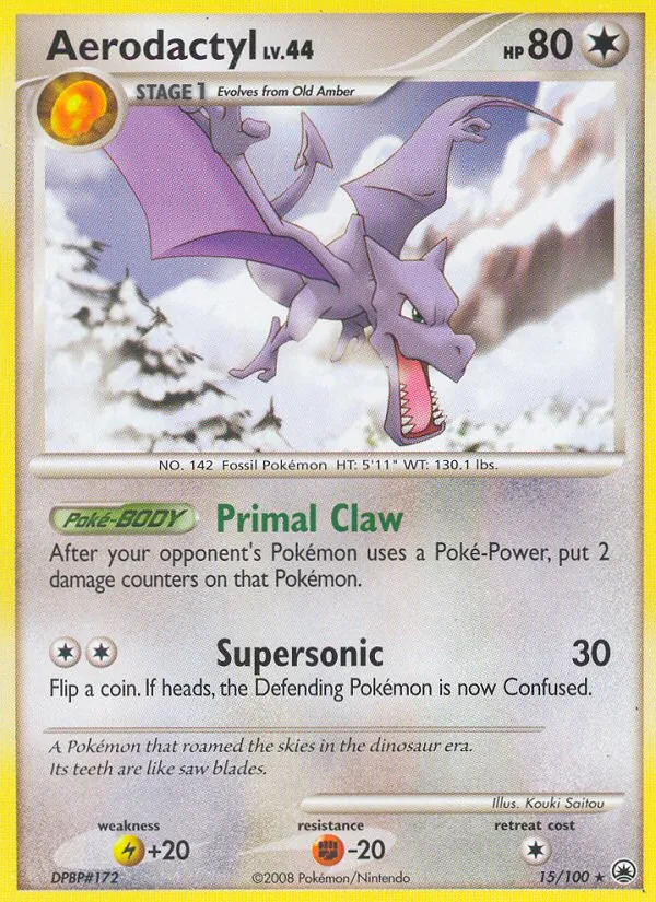 Aerodactyl, Majestic Dawn 015/100