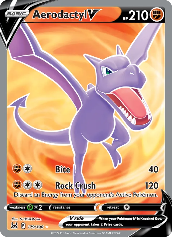 Aerodactyl V, Lost Origin 179/196