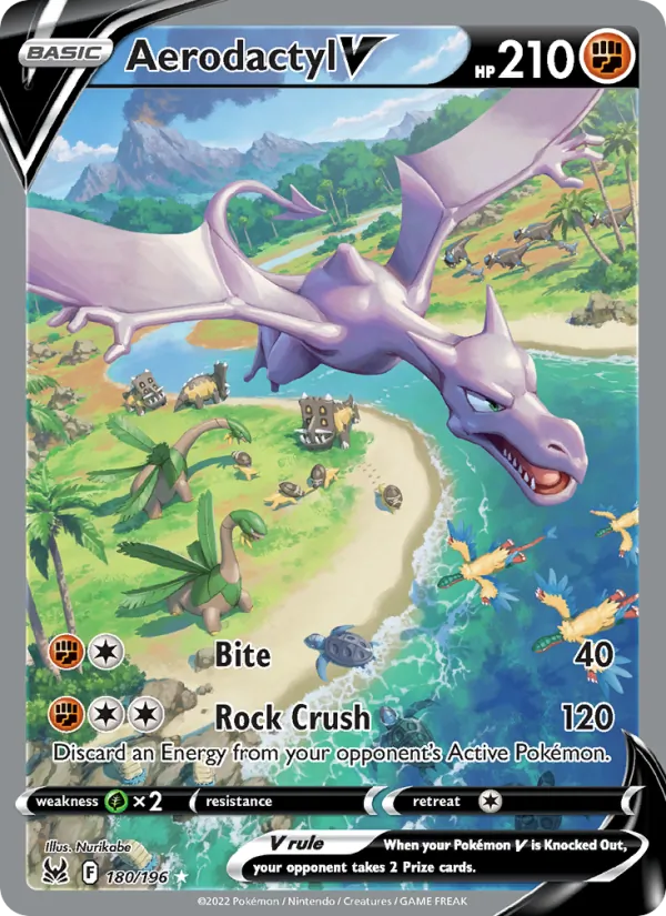 Aerodactyl V, Lost Origin 180/196
