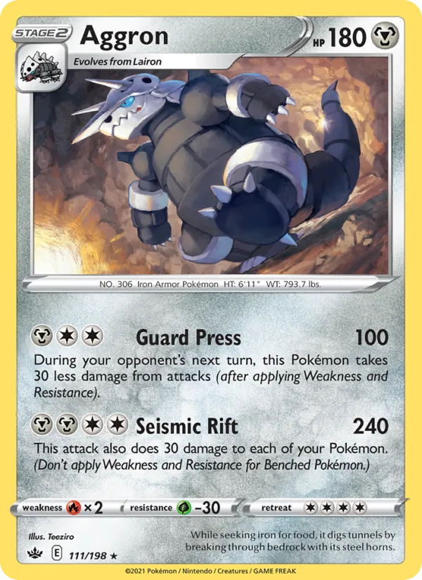 Aggron, Chilling Reign 111/198