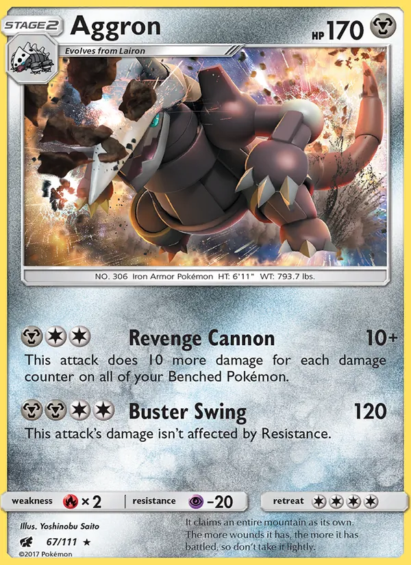 Aggron, Crimson Invasion 067/111
