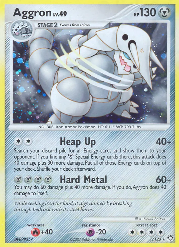 Aggron, Mysterious Treasures 001/123