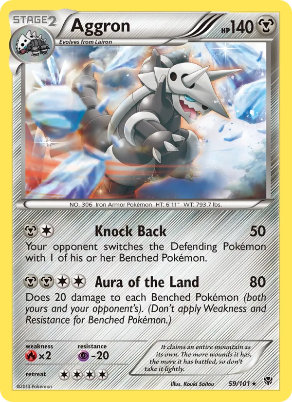 Aggron, Plasma Blast 059/101