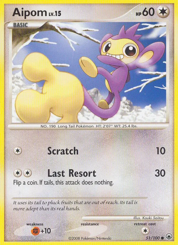 Aipom, Majestic Dawn 051/100