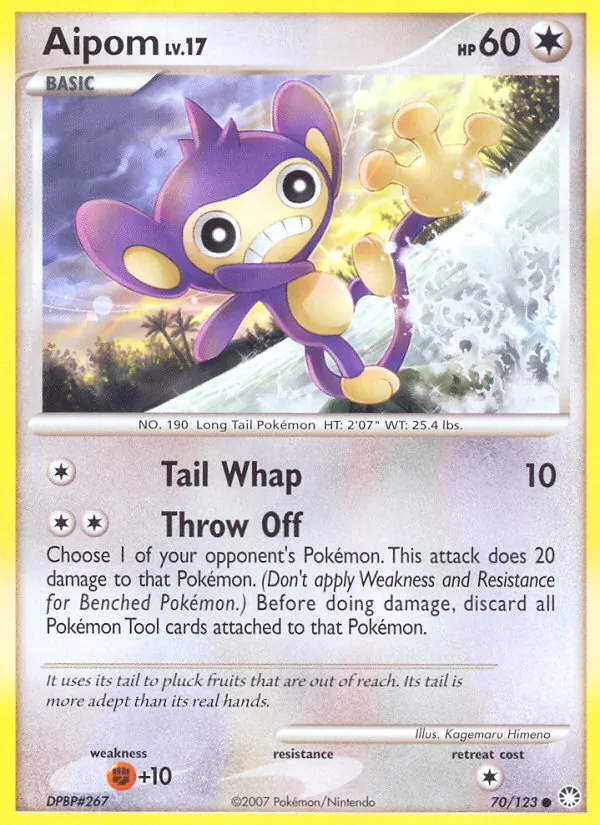 Aipom, Mysterious Treasures 070/123