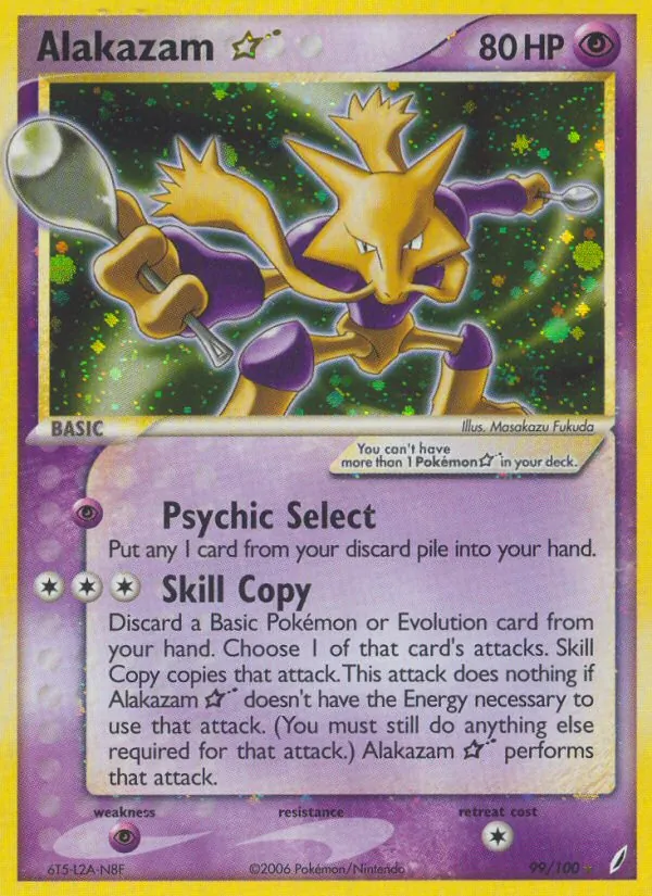 Alakazam ☆, Crystal Guardians 099/100