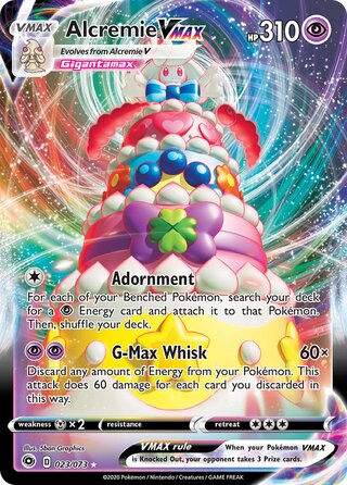Alcremie VMAX, Play! Pokémon Prize Pack Series One 023/073