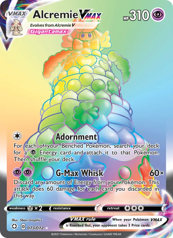 Alcremie VMAX, Shining Fates 073/072