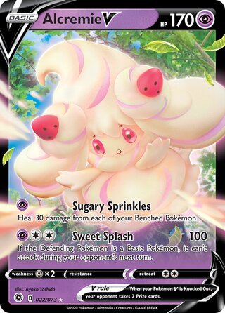 Alcremie V, Play! Pokémon Prize Pack Series One 022/073