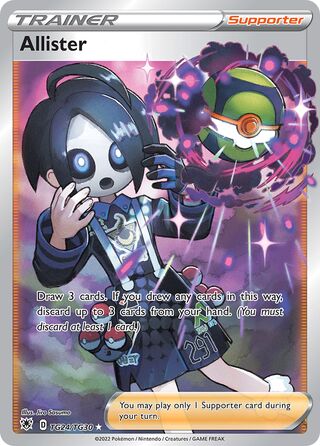 Allister, Astral Radiance Trainer Gallery TG24/30
