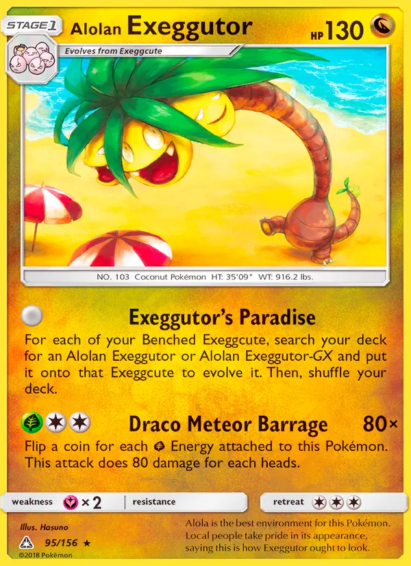 Alolan Exeggutor, Ultra Prism 095/156