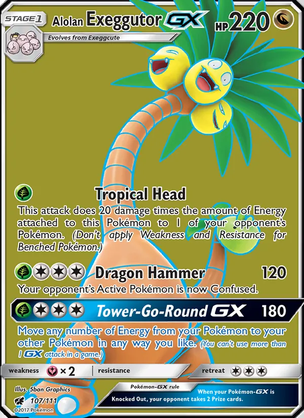 Alolan Exeggutor GX, Crimson Invasion 107/111