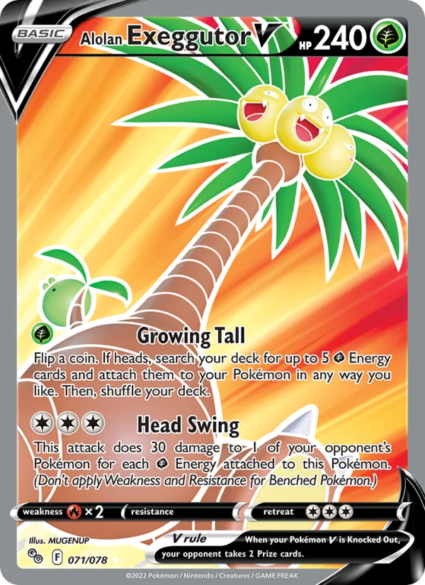 Alolan Exeggutor V, Pokémon GO 071/078