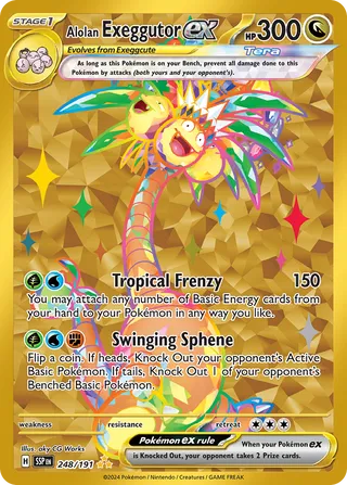 Alolan Exeggutor EX, Surging Sparks 248/191