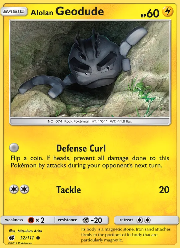 Alolan Geodude, Crimson Invasion 032/111