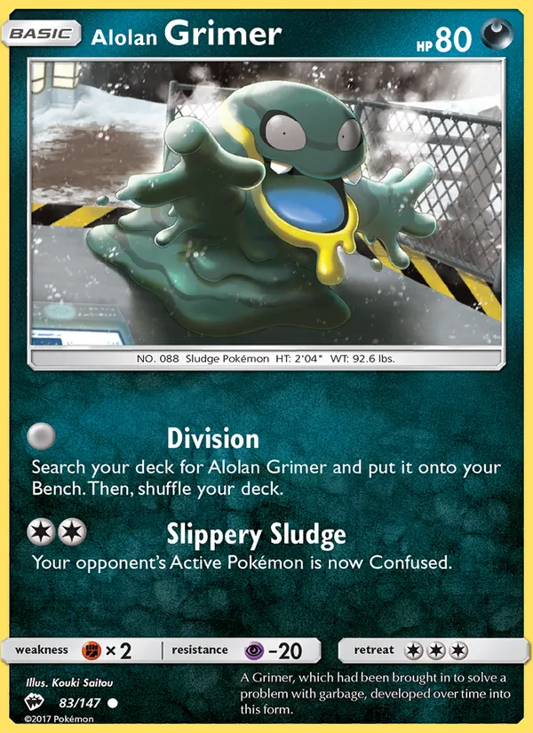 Alolan Grimer, Burning Shadows 083/147