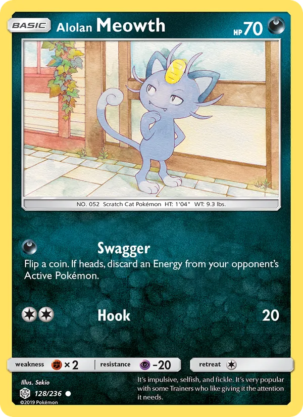 Alolan Meowth, Cosmic Eclipse 128/236