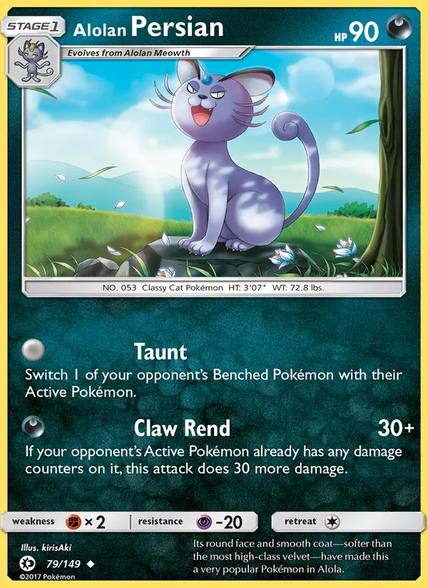 Alolan Persian, Sun & Moon 079/149