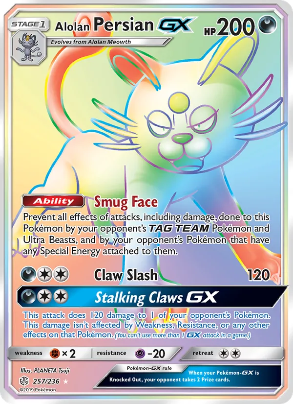 Alolan Persian GX, Cosmic Eclipse 257/236