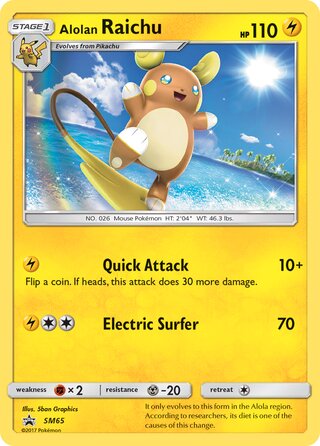 Alolan Raichu, Battle Academy 2020 (Pikachu) SM65