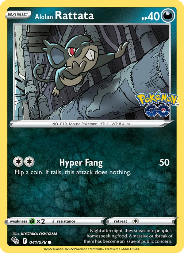 Alolan Rattata, Pokémon GO 041/078