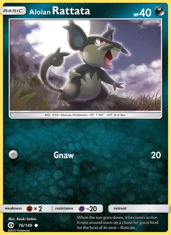 Alolan Rattata, Sun & Moon 076/149