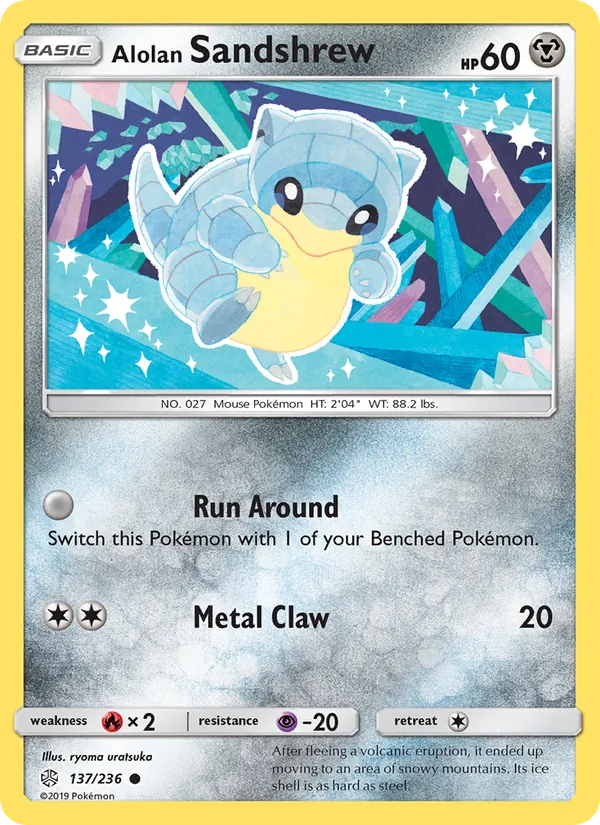 Alolan Sandshrew, Cosmic Eclipse 137/236