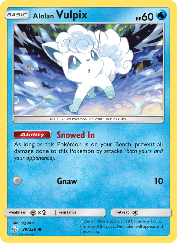Alolan Vulpix, Cosmic Eclipse 039/236