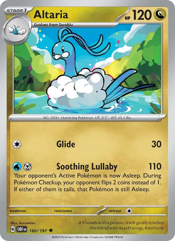 Altaria, Obsidian Flames 160/197