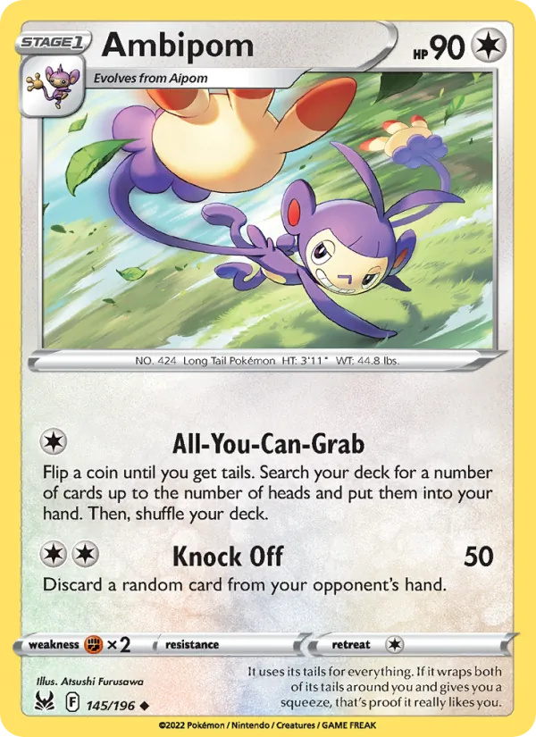 Ambipom, Lost Origin 145/196