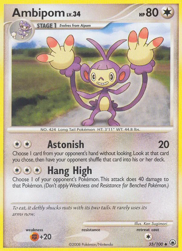 Ambipom, Majestic Dawn 035/100