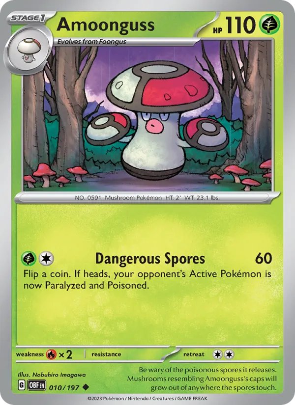 Amoonguss, Obsidian Flames 010/197