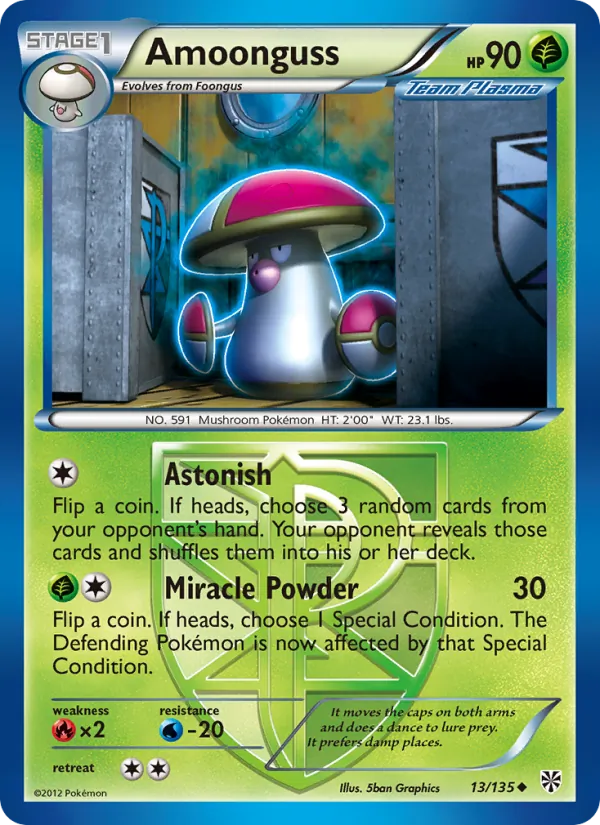 Amoonguss, Plasma Storm 013/135