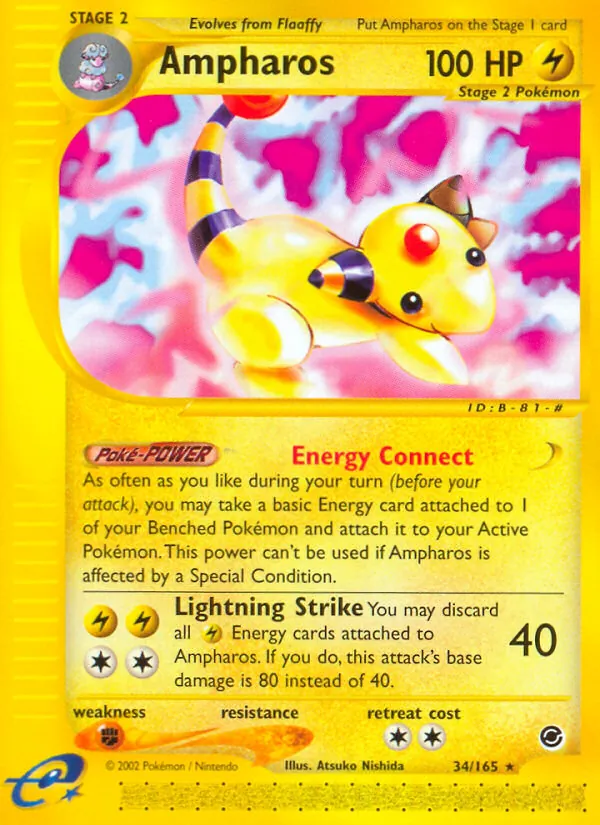 Ampharos, Expedition Base Set 034/165